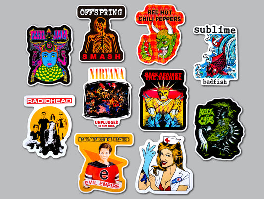 90's Alternative Sticker Pack (10 Stickers) SET 17