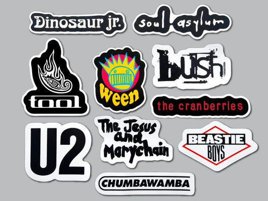 90's Alternative Sticker Pack (10 Stickers) SET 4