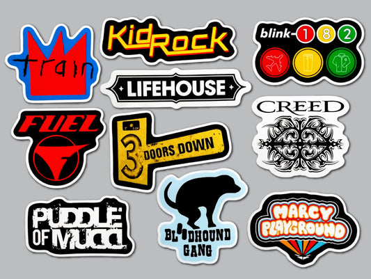 Alternative / 2K Rock Sticker Pack (10 Stickers) SET 2