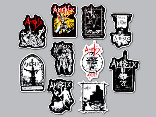 Amebix Sticker Pack (10 Stickers)