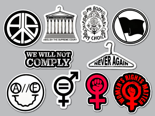 Anarchist Sticker Lot (10 Stickers) SET 3