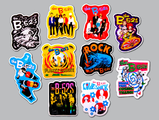 B-52's Sticker Pack (10 Stickers)