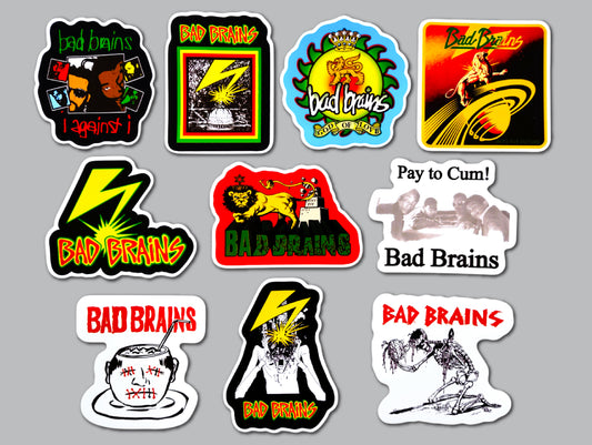 Bad Brains Sticker Pack (10 Stickers)