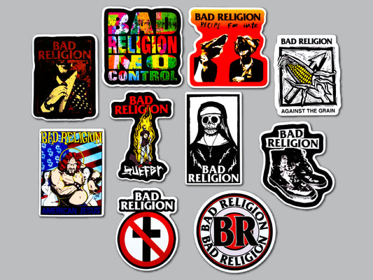 Bad Religion Sticker Pack (10 Stickers)