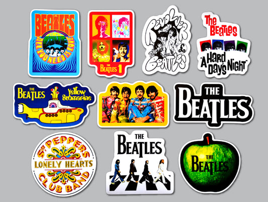 Beatles Sticker Pack (10 Stickers)