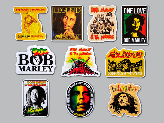 Bob Marley Sticker Pack (10 Stickers)
