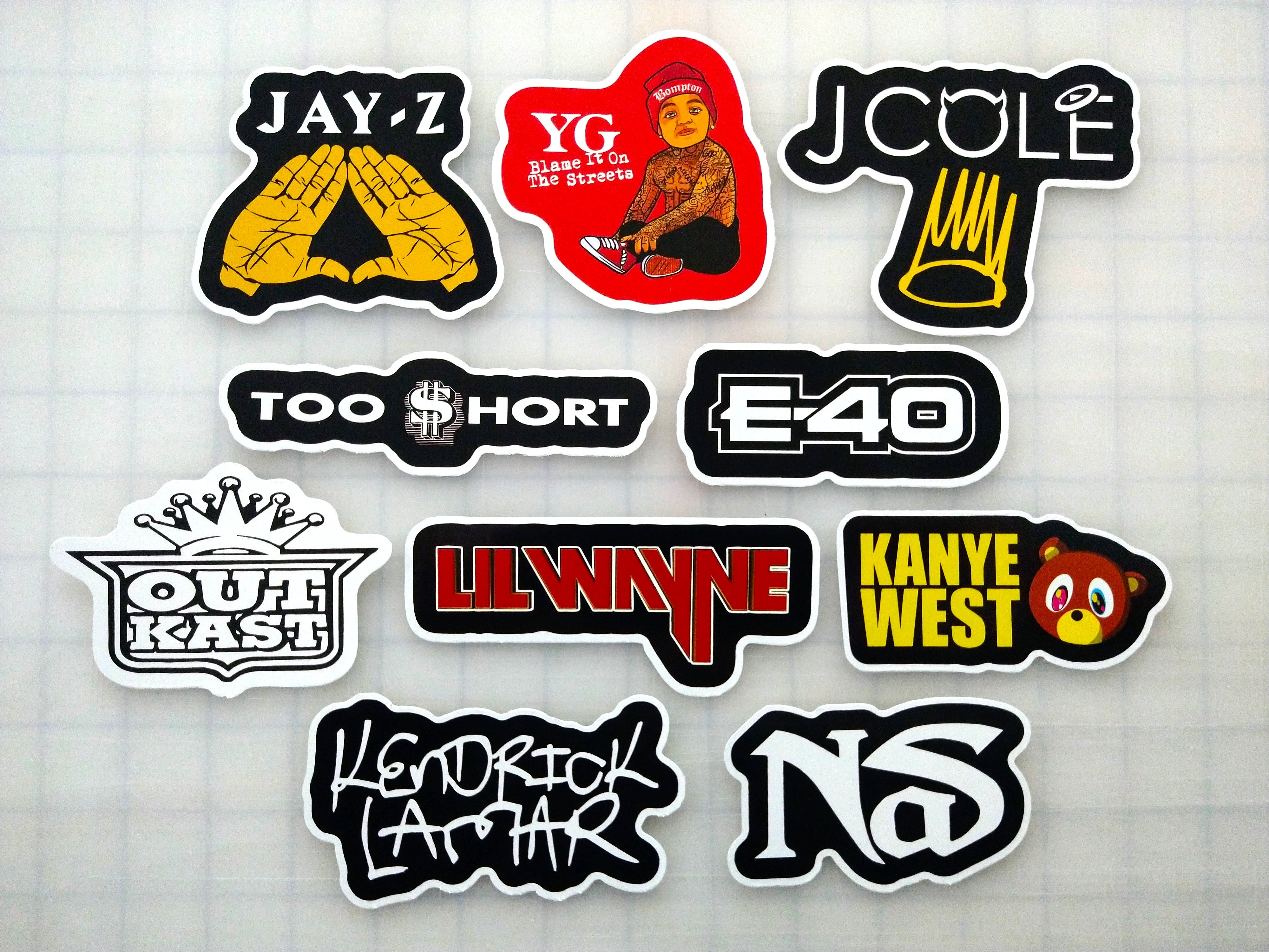 Classic Hip-Hop Sticker Pack (10 Stickers) Set 3 – Omni-Cult