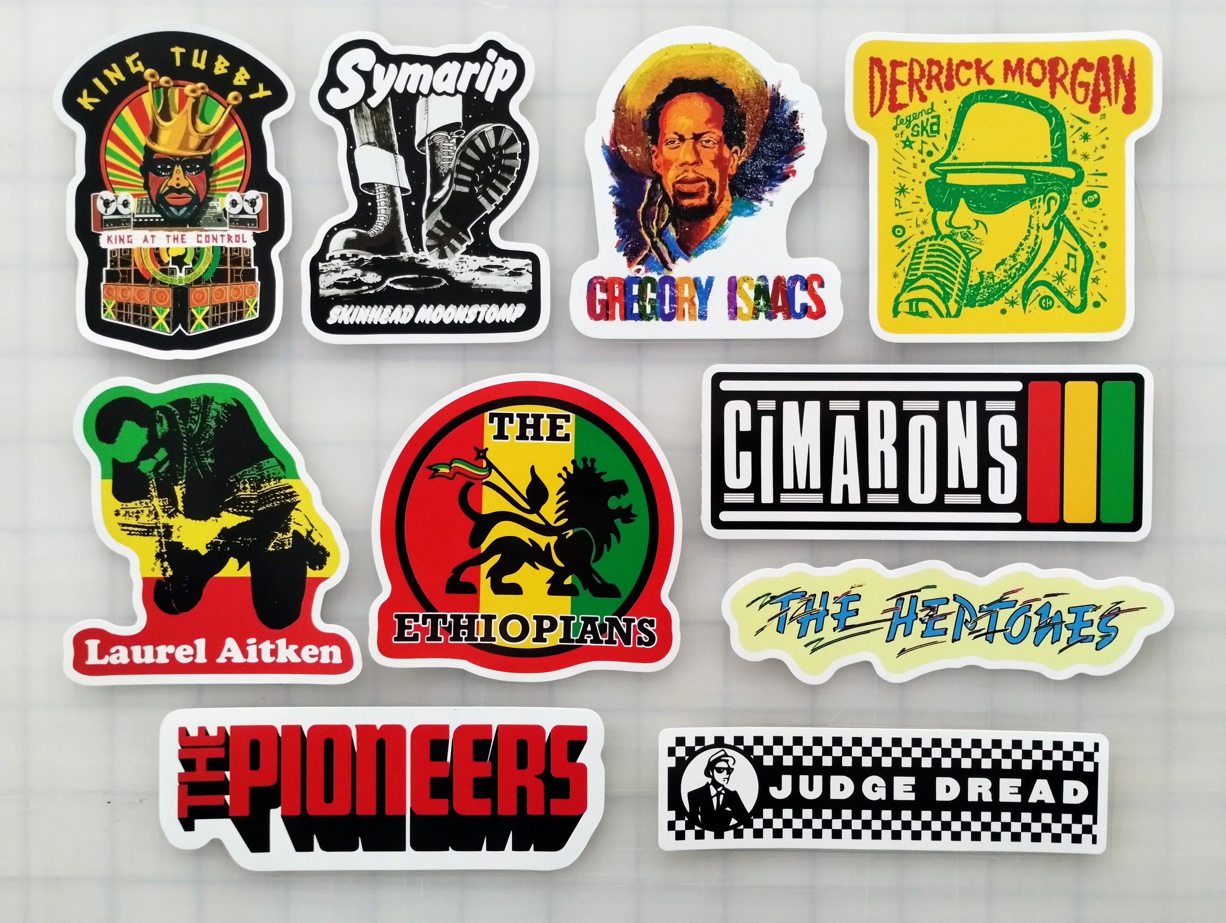 Classic Reggae & Ska Sticker Pack (10 Stickers) SET 2 – Omni-Cult