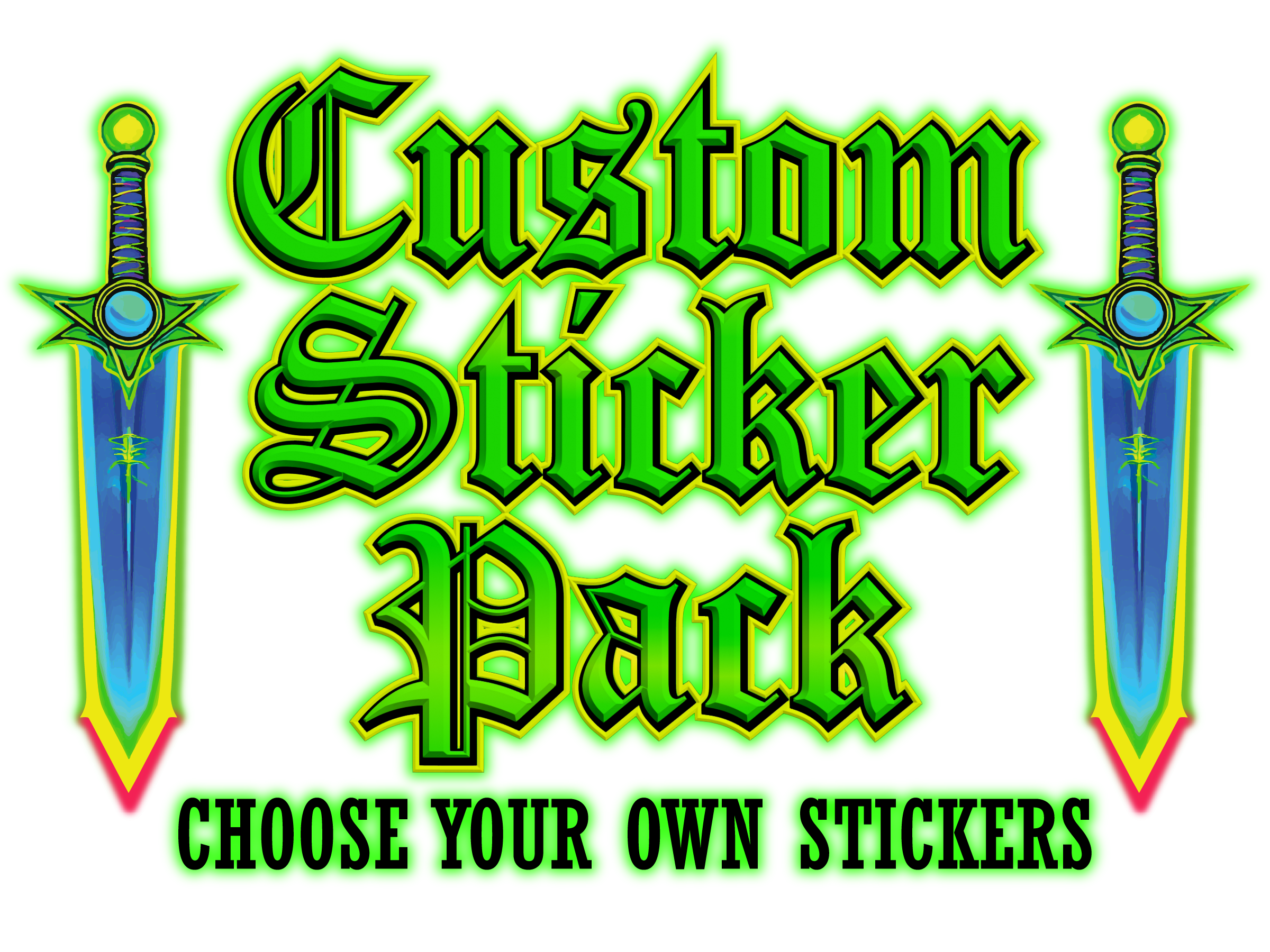 Custom Sticker Pack (10 Stickers) OVER 4,000 DESIGNS AVAILABLE! – Omni-Cult