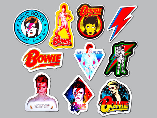 David Bowie Sticker Pack (10 Stickers)
