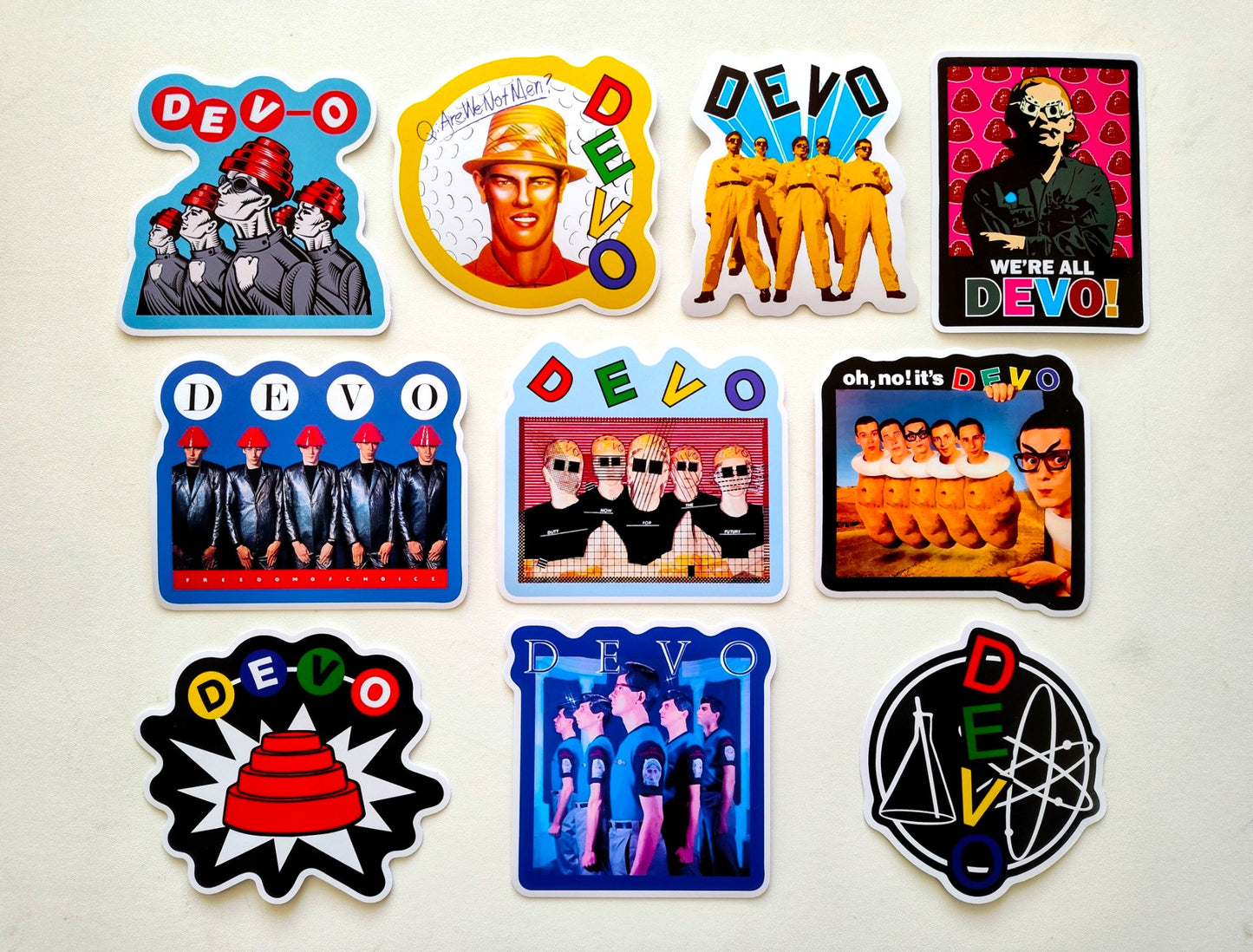Devo Sticker Pack (10 Stickers)