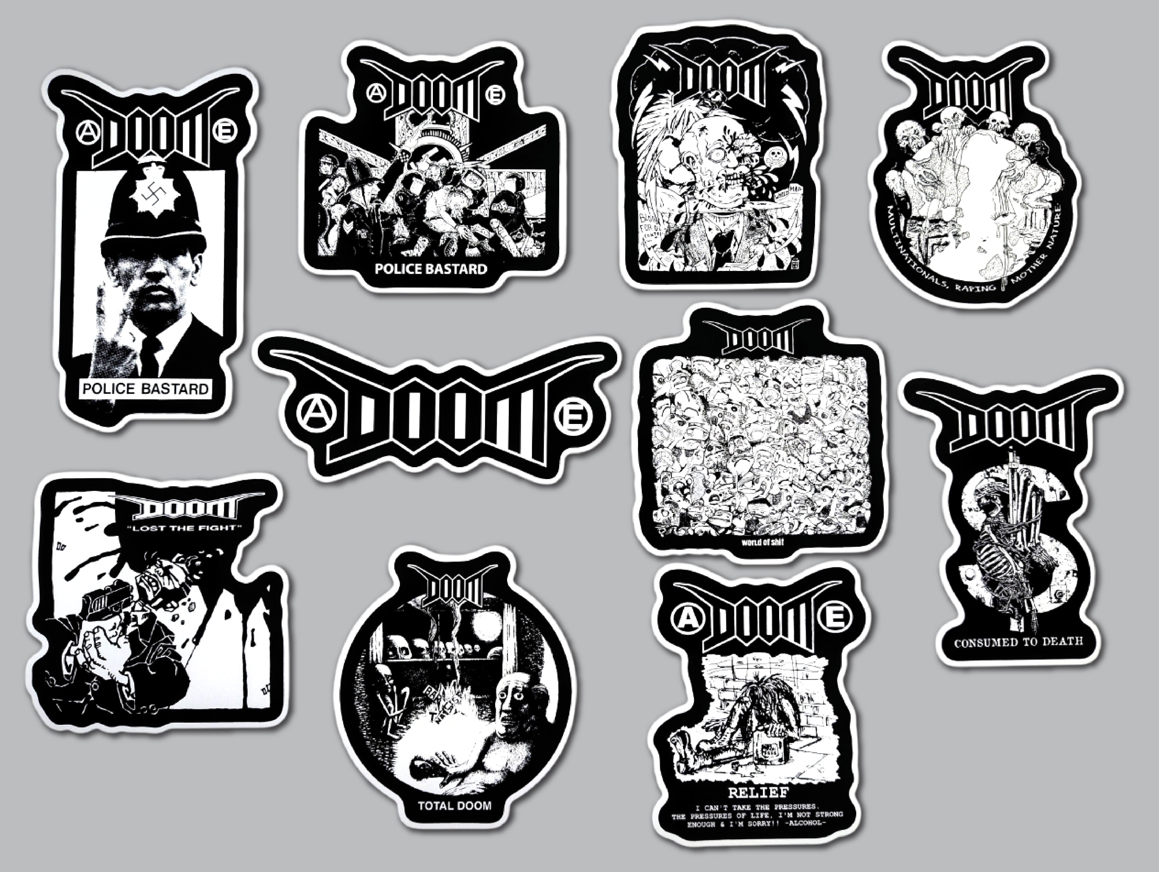 Doom Sticker Pack (10 Stickers) β Omni-Cult