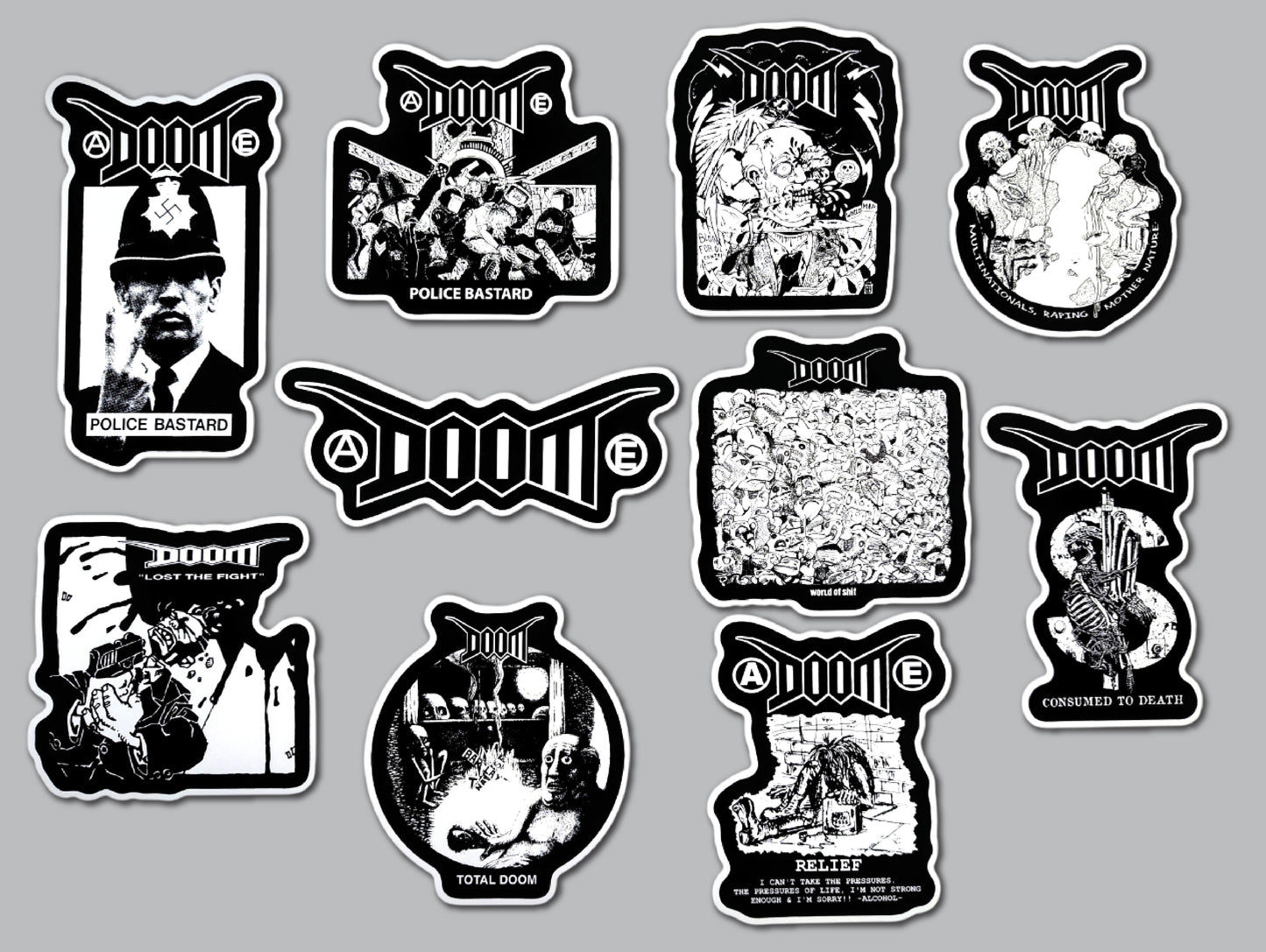 Doom Sticker Pack (10 Stickers)