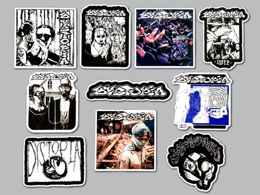 Dystopia Sticker Pack (10 Stickers)