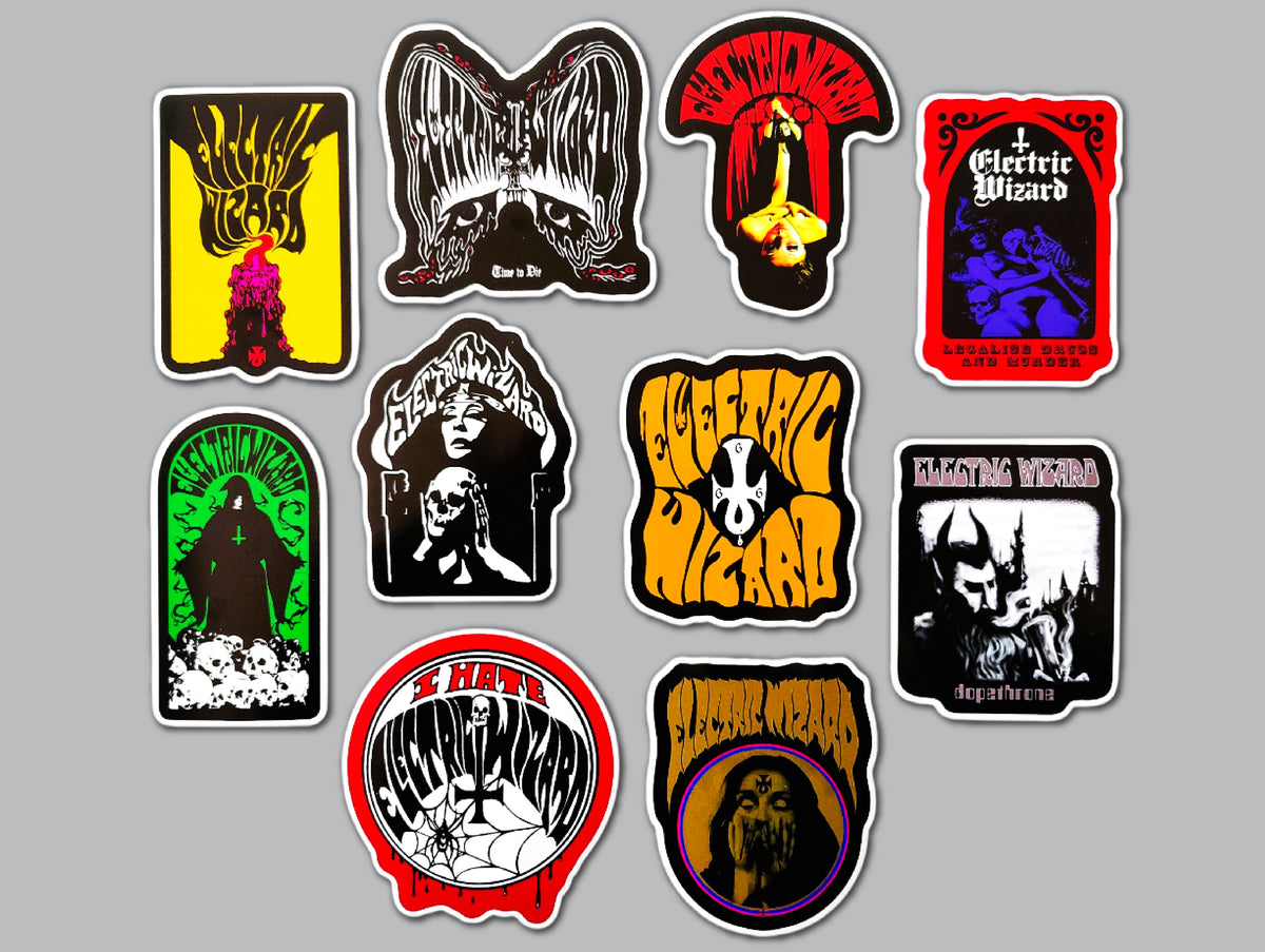 Electric Wizard Sticker Pack (10 Stickers) – Omni-Cult