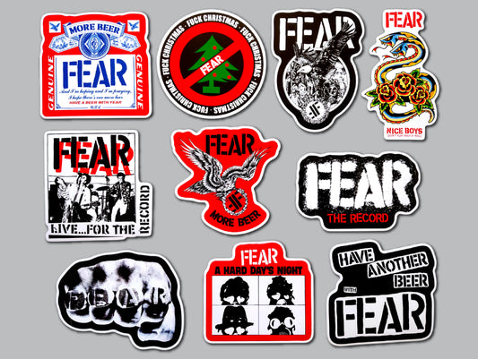 Fear Sticker Pack (10 Stickers)