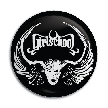Girlschool 1" Button / Pin / Badge
