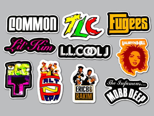 Classic Hip-Hop Sticker Pack (10 Stickers) Set 6