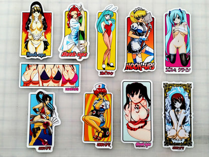 Hook-Ups Skateboards MASSIVE Anime Sticker Pack (120 Stickers)