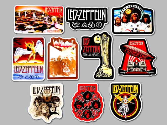Led Zeppelin Sticker Pack (10 Stickers)