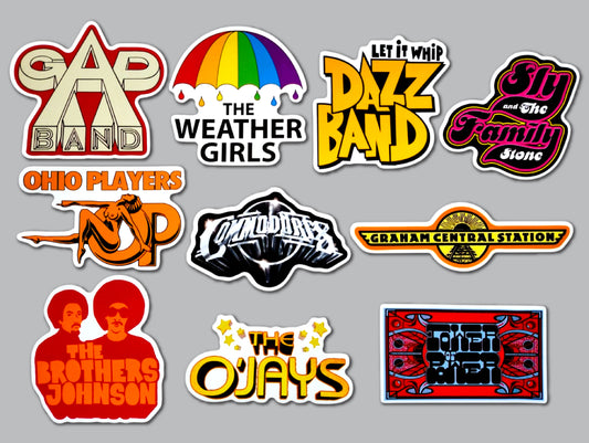 Funk Sticker Pack (10 Stickers) Set 2