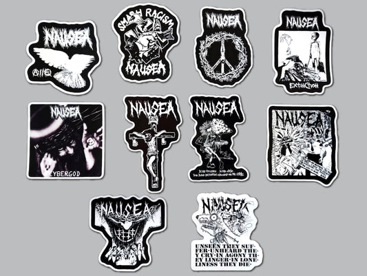 Nausea Sticker Pack (10 Stickers)
