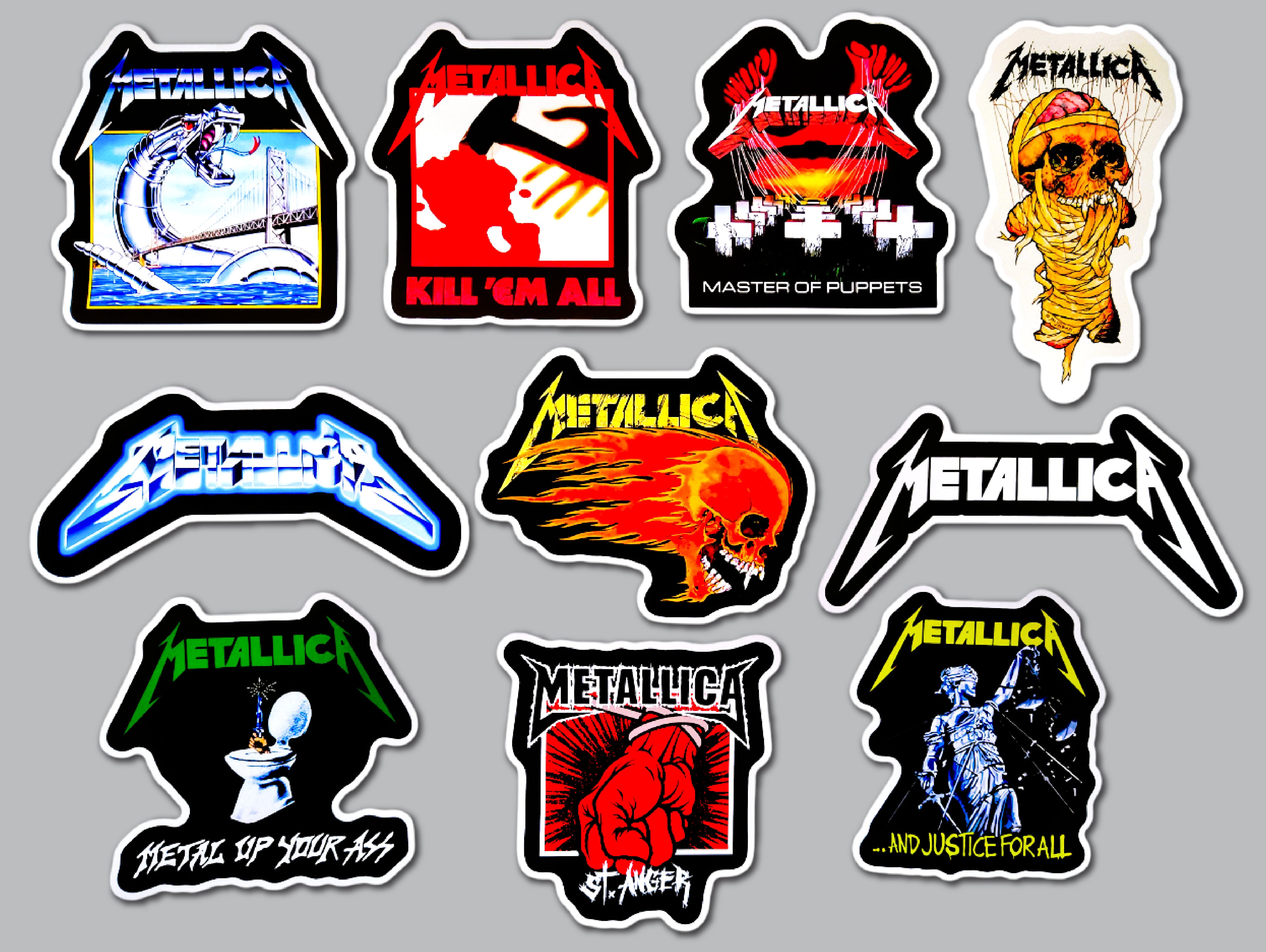 Metallica Sticker Pack (10 Stickers) – Omni-Cult
