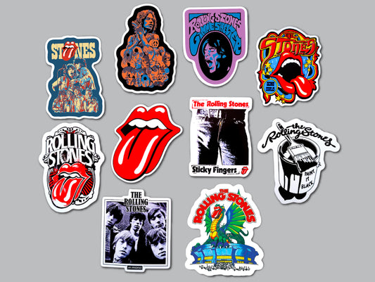 Rolling Stones Sticker Pack (10 Stickers)