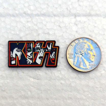 Kiss Enamel Pin