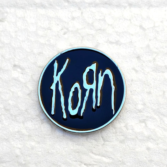 Korn Enamel Pin
