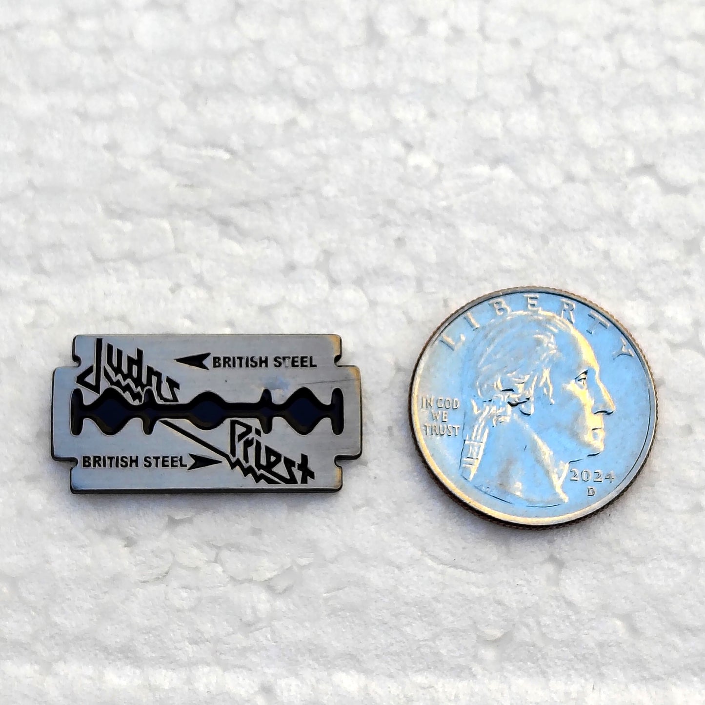 Judas Priest - British Steel Enamel Pin