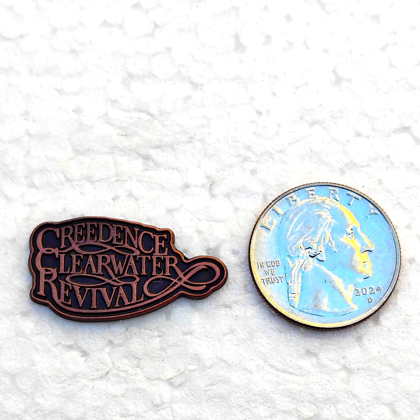 Creedance Clearwater Revival Metal Die-Struck Pin