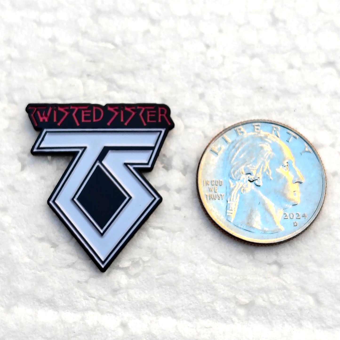 Twisted Sister Enamel Pin