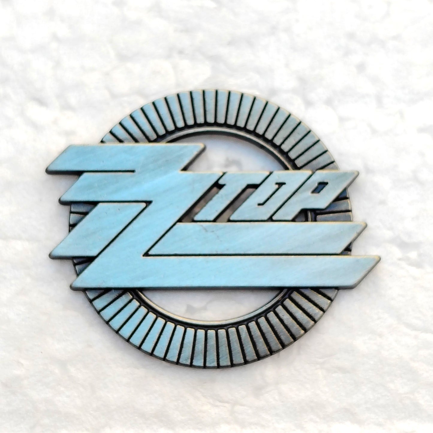 ZZ Top Metal Die-Struck Pin