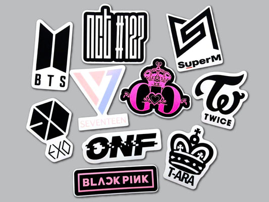 K-Pop Sticker Pack (10 Stickers)