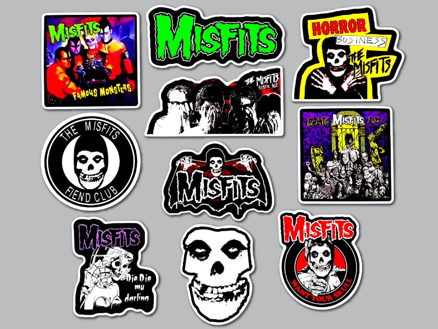 Misfits Sticker Pack (10 Stickers)