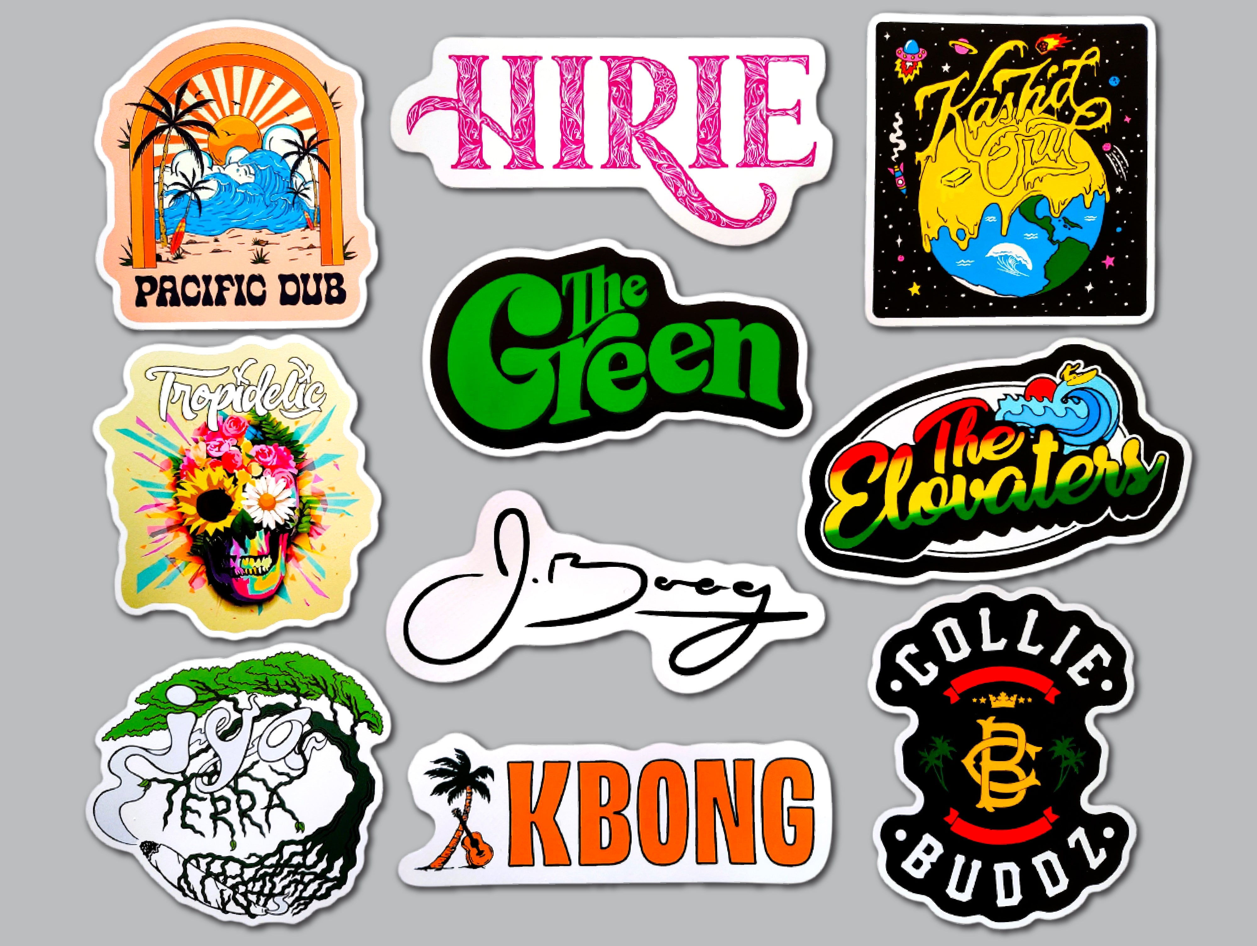 Modern Reggae Sticker Pack (10 Stickers) SET 3 – Omni-Cult