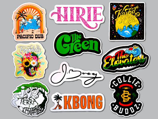 Modern Reggae Sticker Pack (10 Stickers) SET 3