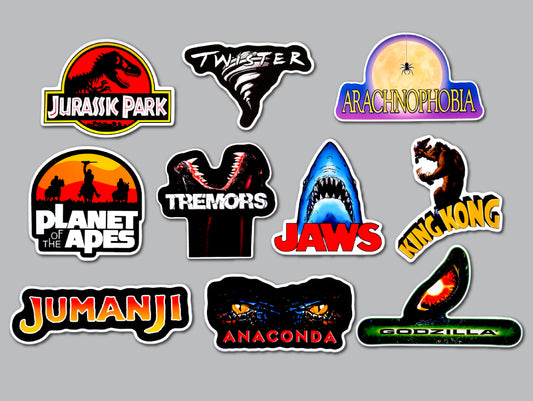 Classic Movie Sticker Pack (10 Stickers) Set 6