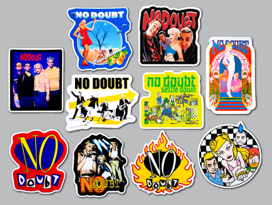 No Doubt Sticker Pack (10 Stickers)