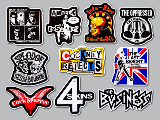 Oi! Street Punk Sticker Pack (10 Stickers) SET 1