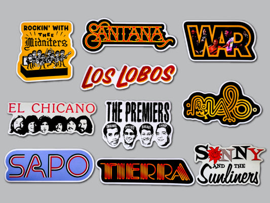 Oldies Music Sticker Pack (10 Stickers) SET 2