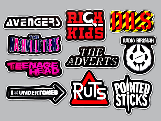 Punk Sticker Pack (10 Stickers) SET 32
