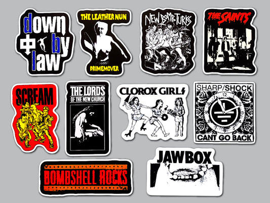 Punk Sticker Pack (10 Stickers) SET 35