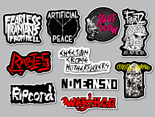 Punk Sticker Pack (10 Stickers) SET 15