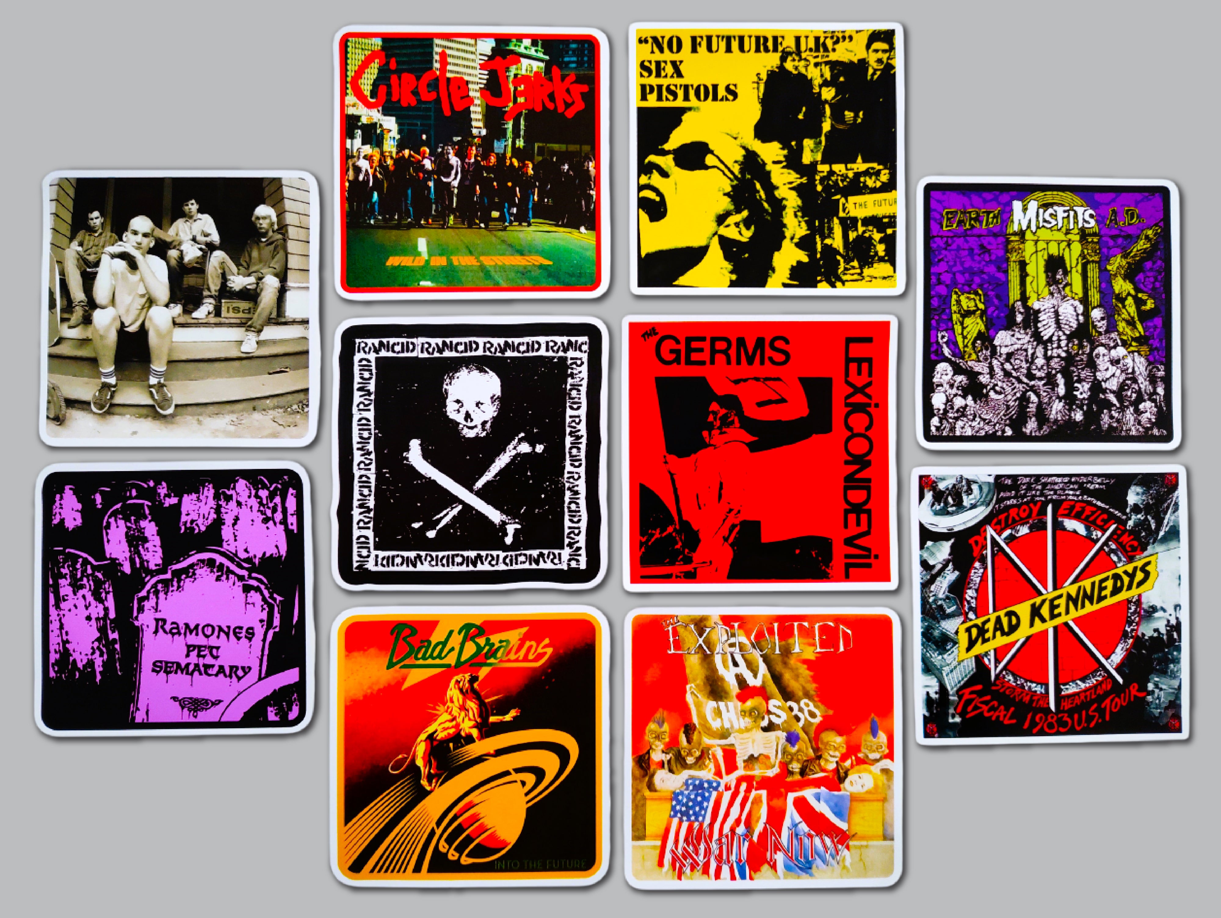 Punk Sticker Pack (10 Stickers) SET 16 – Omni-Cult