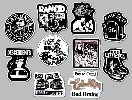 Punk Sticker Pack (10 Stickers) SET 26