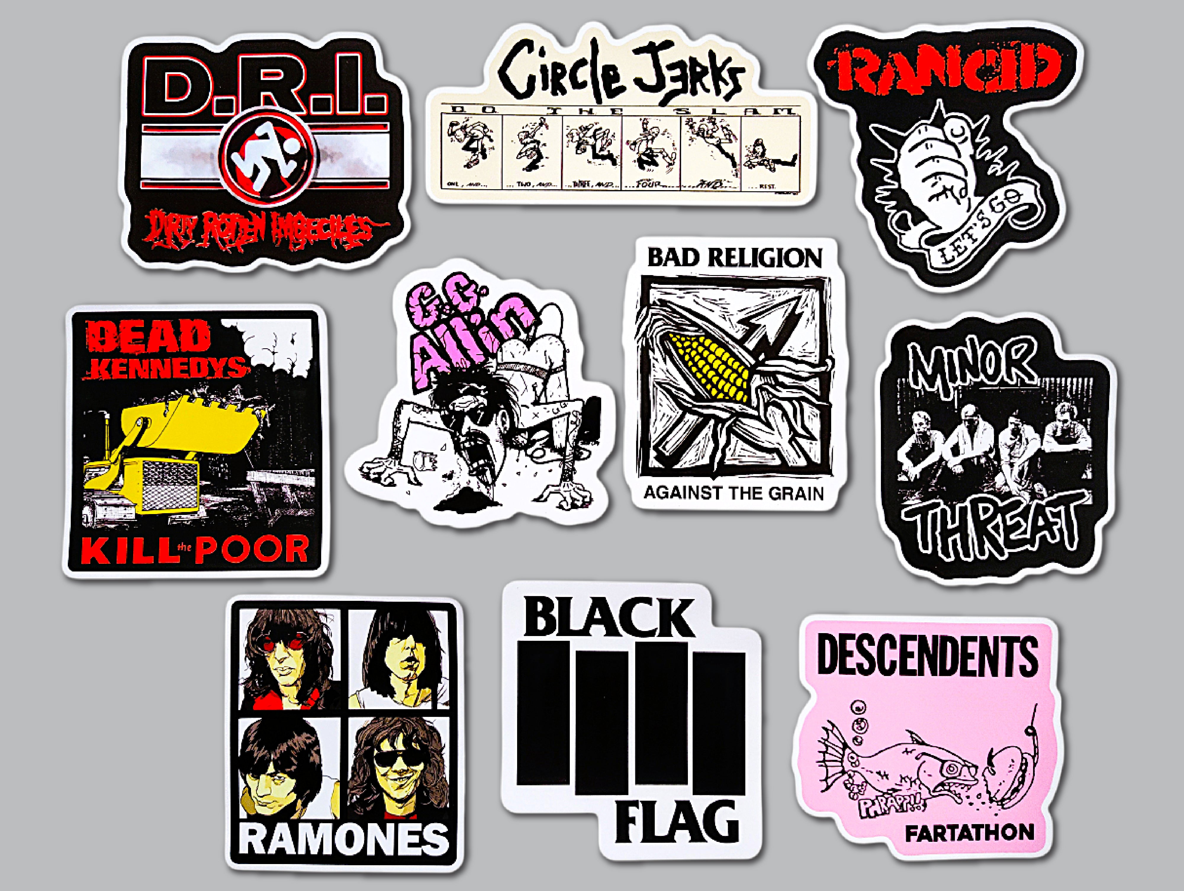 Punk Sticker Pack (10 Stickers) SET 27 – Omni-Cult