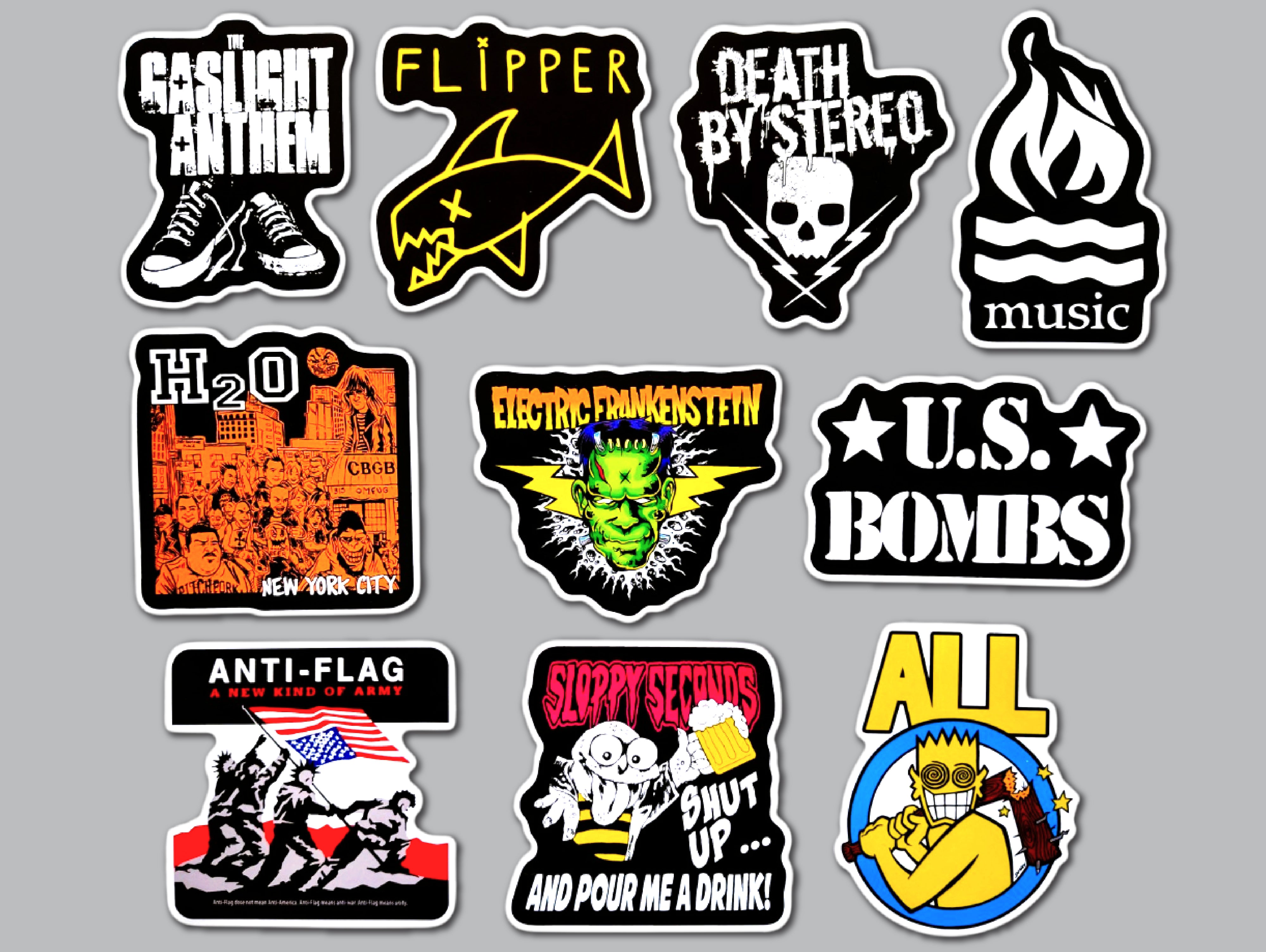 Punk Sticker Pack (10 Stickers) SET 29 – Omni-Cult