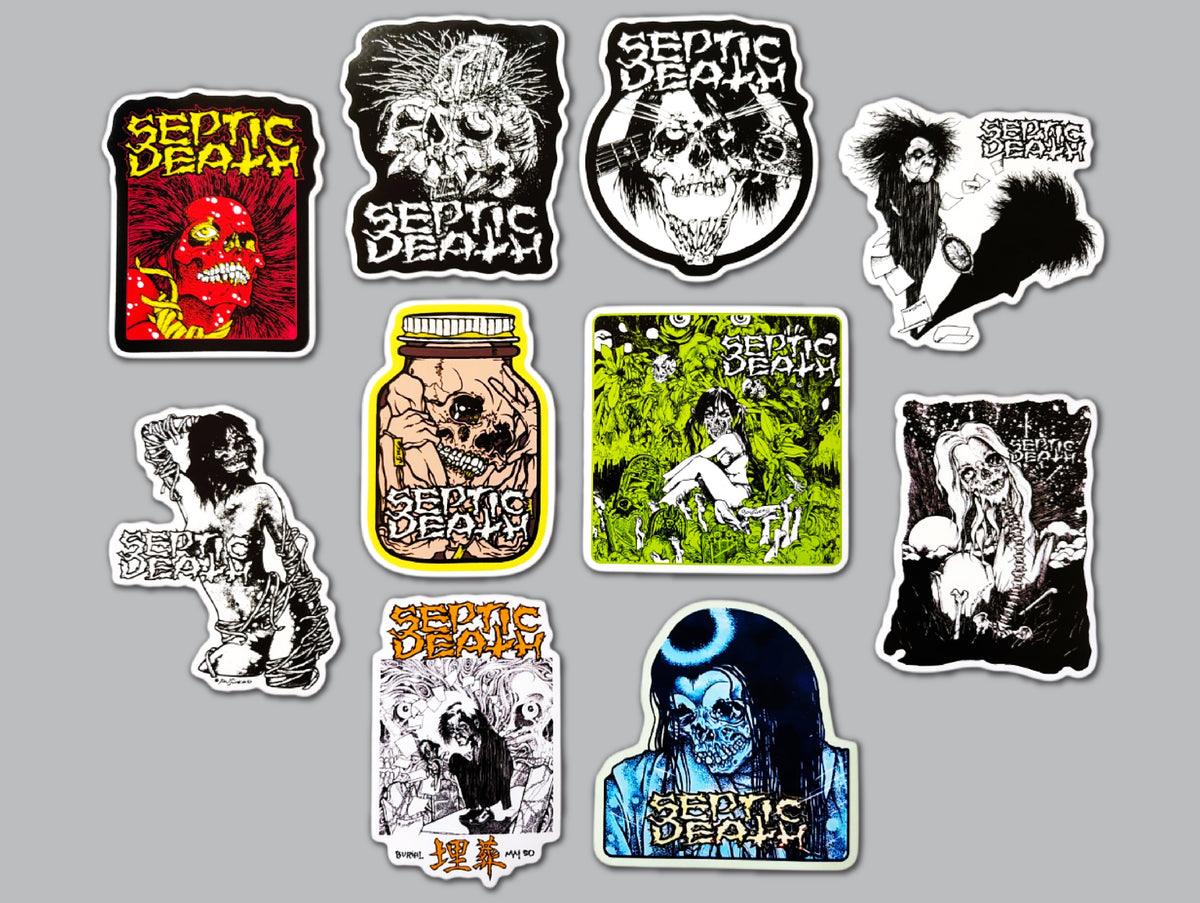 Septic Death Sticker Pack (10 Stickers) – Omni-Cult